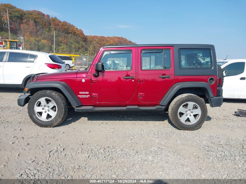 2013 Jeep Wrangler Unlimited Sport VIN: 1C4BJWDG0DL559875 Lot: 40717124