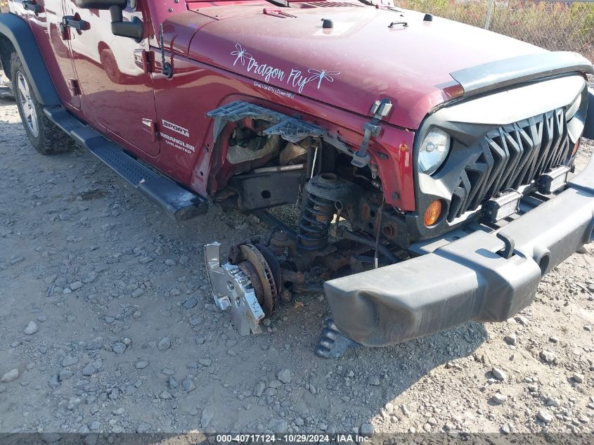 2013 Jeep Wrangler Unlimited Sport VIN: 1C4BJWDG0DL559875 Lot: 40717124