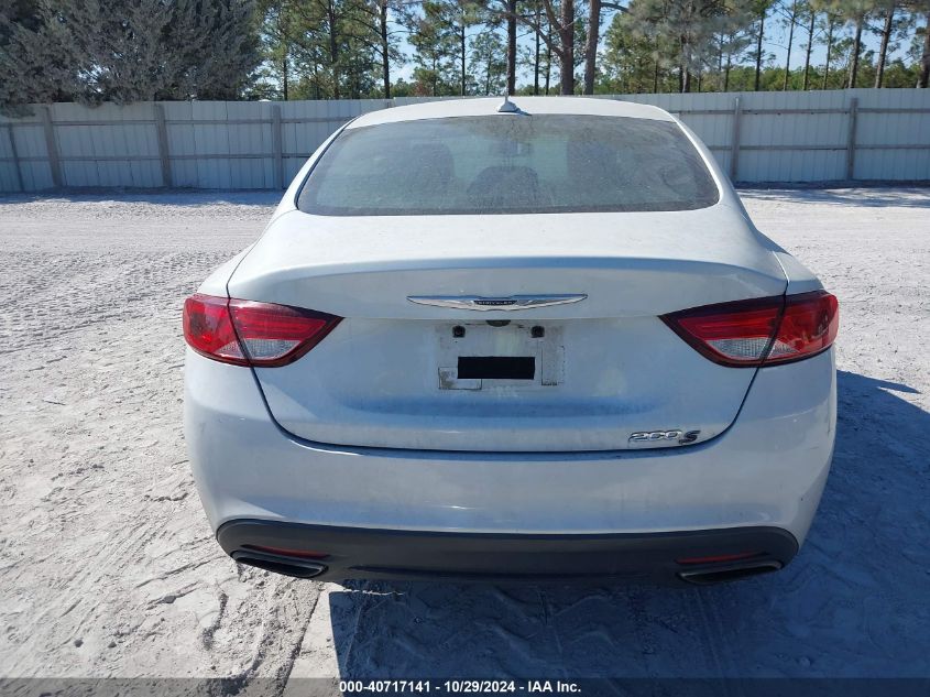 2015 Chrysler 200 S VIN: 1C3CCCBB0FN673701 Lot: 40717141