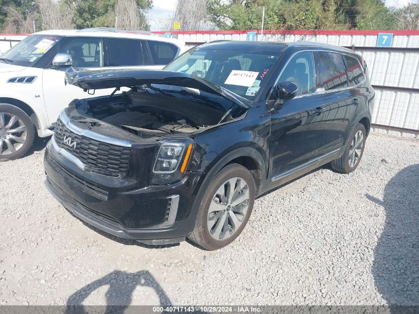 VIN 5XYP34HC8NG206647 2022 KIA Telluride, EX no.2