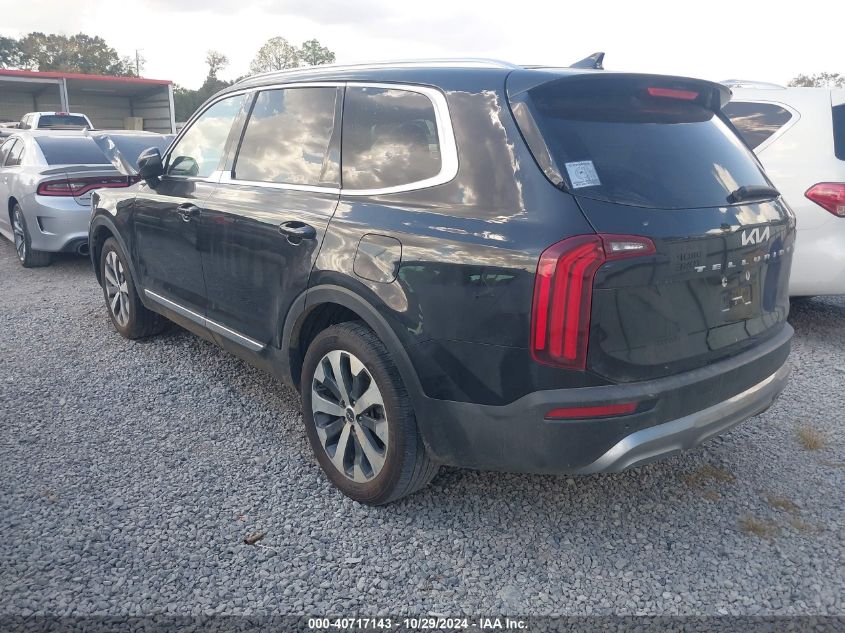 VIN 5XYP34HC8NG206647 2022 KIA Telluride, EX no.3