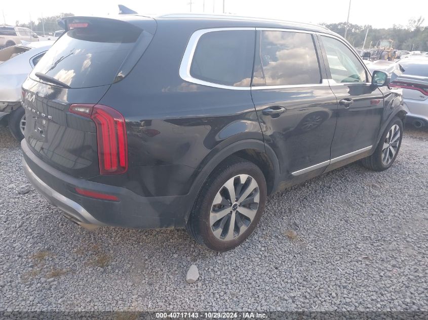 VIN 5XYP34HC8NG206647 2022 KIA Telluride, EX no.4