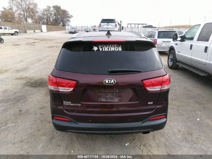 2016 Kia Sorento 2.4L Lx VIN: 5XYPGDA38GG132860 Lot: 40717155