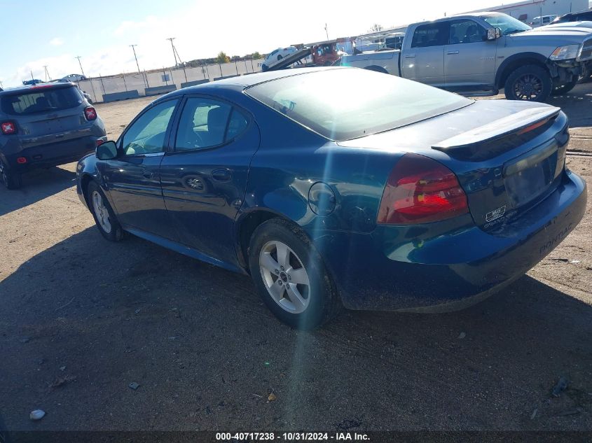 2006 Pontiac Grand Prix VIN: 2G2WP552461209420 Lot: 40717238