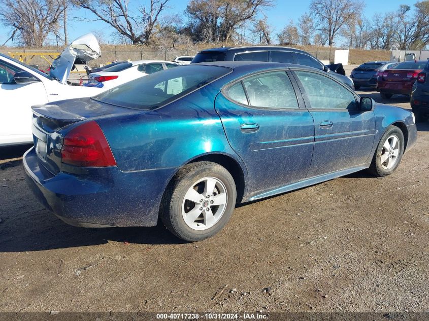 2006 Pontiac Grand Prix VIN: 2G2WP552461209420 Lot: 40717238