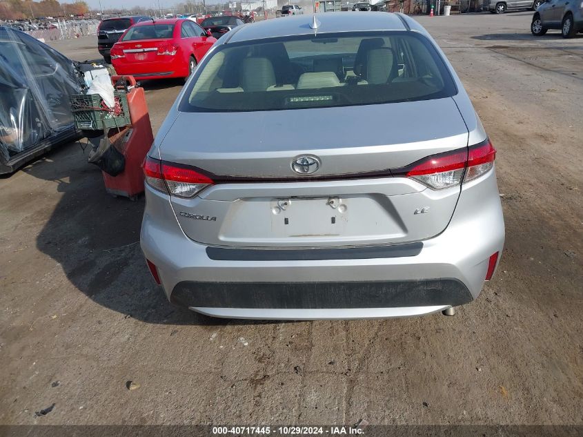 2020 Toyota Corolla Le VIN: JTDEPRAE1LJ012902 Lot: 40717445