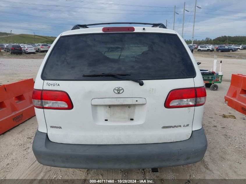 2003 Toyota Sienna Le VIN: 4T3ZF13C53U528859 Lot: 40717460