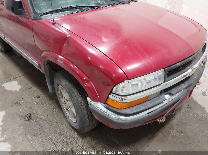 2000 Chevrolet Blazer Ls VIN: 1GNDT13W4YK282097 Lot: 40717469