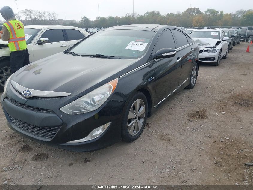 2012 Hyundai Sonata Hybrid VIN: KMHEC4A43CA054330 Lot: 40717482