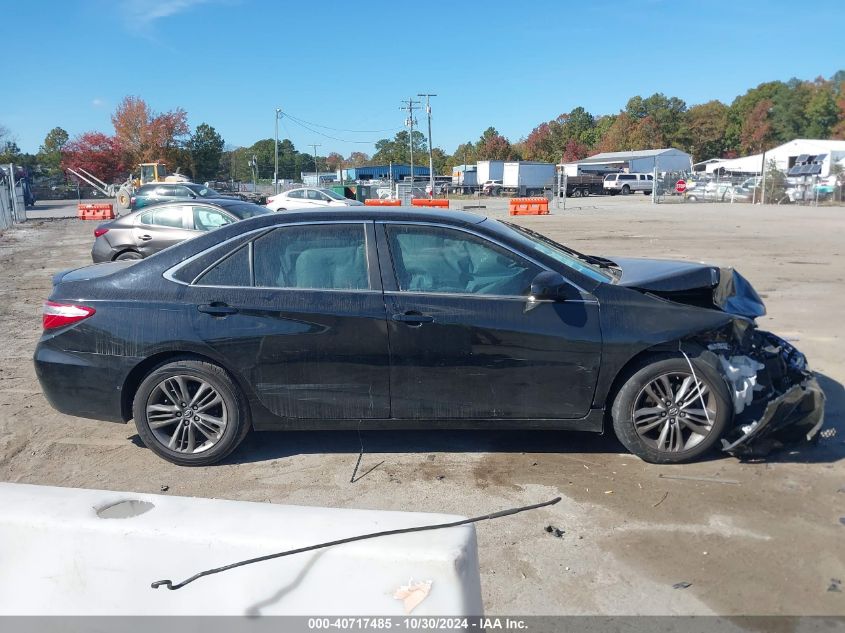 2016 Toyota Camry Se VIN: 4T1BF1FK4GU201937 Lot: 40717485