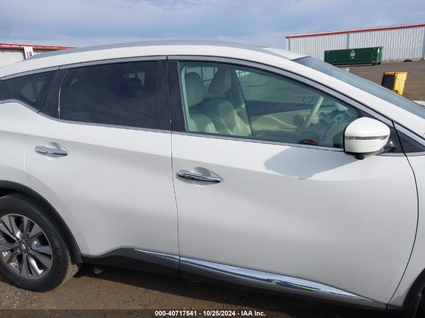 2017 Nissan Murano Sl VIN: 5N1AZ2MH6HN107392 Lot: 40717541