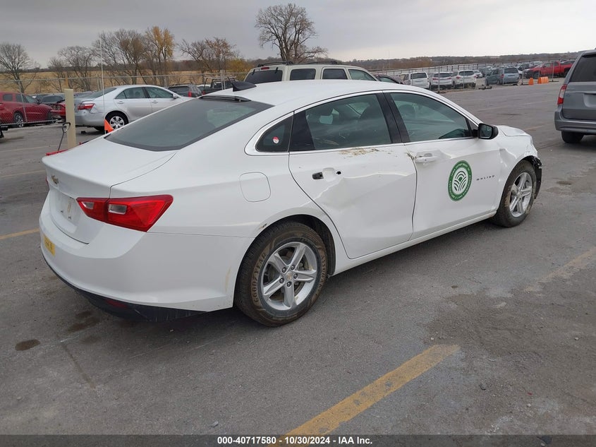 VIN 1G1ZC5ST3NF184446 2022 CHEVROLET MALIBU FWD 1FL