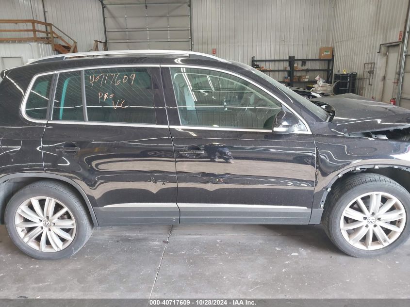 2013 Volkswagen Tiguan Se VIN: WVGBV3AX7DW580983 Lot: 40717609