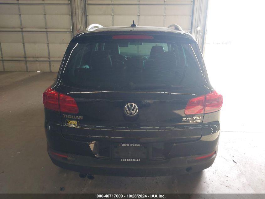 2013 Volkswagen Tiguan Se VIN: WVGBV3AX7DW580983 Lot: 40717609