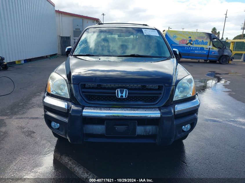 2005 Honda Pilot Ex-L VIN: 2HKYF18685H536768 Lot: 40717621