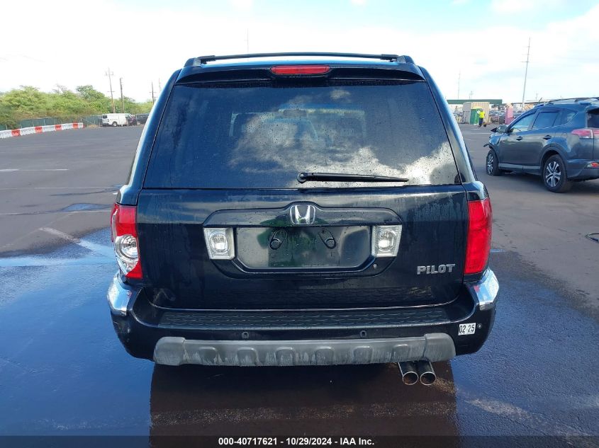 2005 Honda Pilot Ex-L VIN: 2HKYF18685H536768 Lot: 40717621