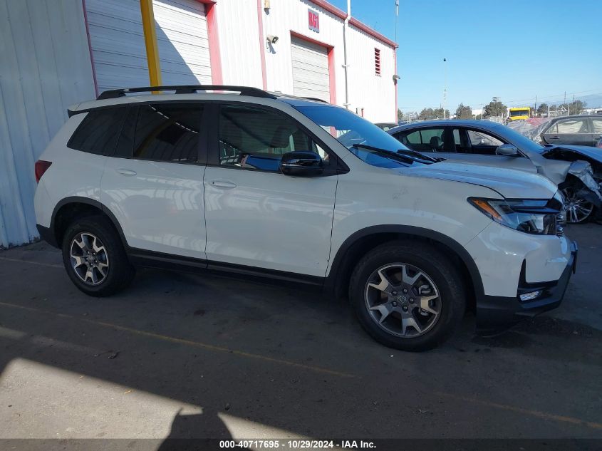 2022 Honda Passport Awd Trailsport VIN: 5FNYF8H69NB017204 Lot: 40717695