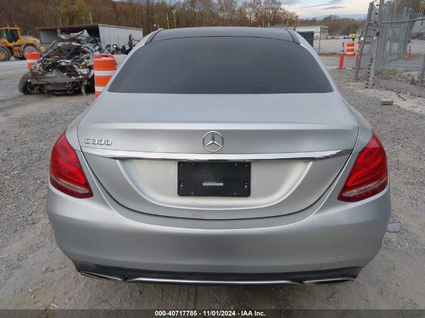 2015 Mercedes-Benz C 300 Luxury/Sport VIN: 55SWF4JB2FU046809 Lot: 40717785