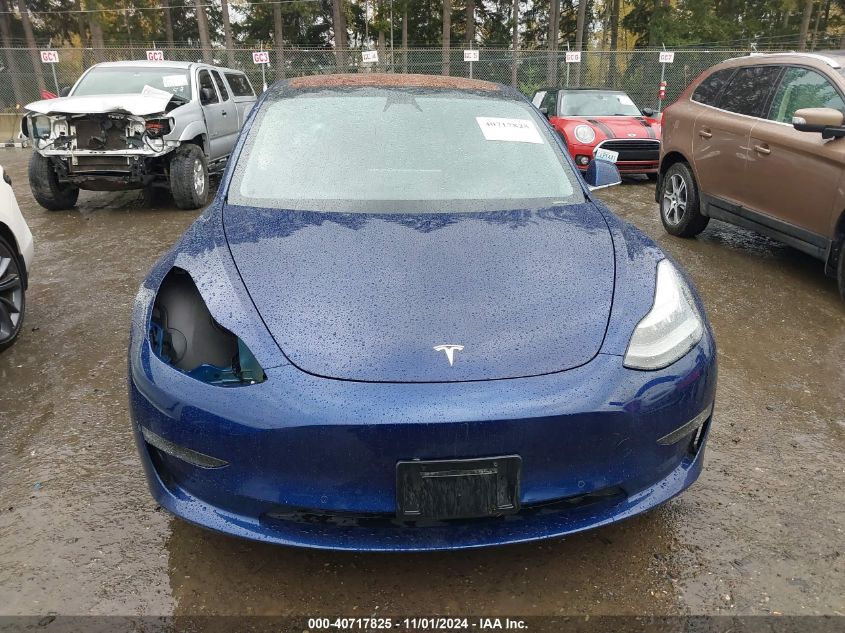 2018 Tesla Model 3 Long Range/Mid Range VIN: 5YJ3E1EA0JF022721 Lot: 40717825