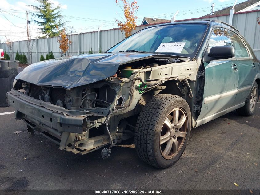 2005 Subaru Impreza Outback Sport Base W/Special Edition VIN: JF1GG68505G810746 Lot: 40717880