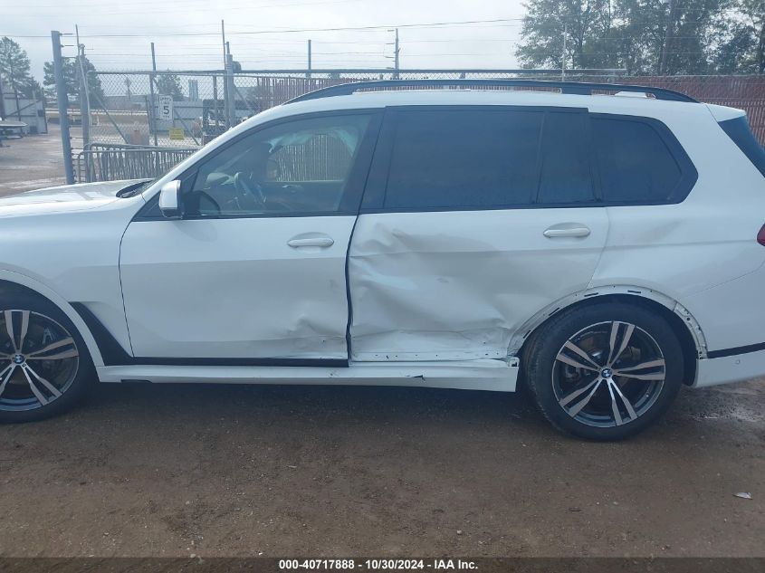 2022 BMW X7 xDrive40I VIN: 5UXCW2C01N9L11229 Lot: 40717888