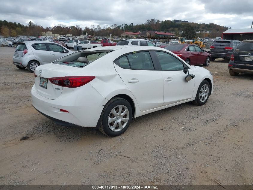 2016 Mazda Mazda3 I Sport VIN: 3MZBM1T72GM300509 Lot: 40717913