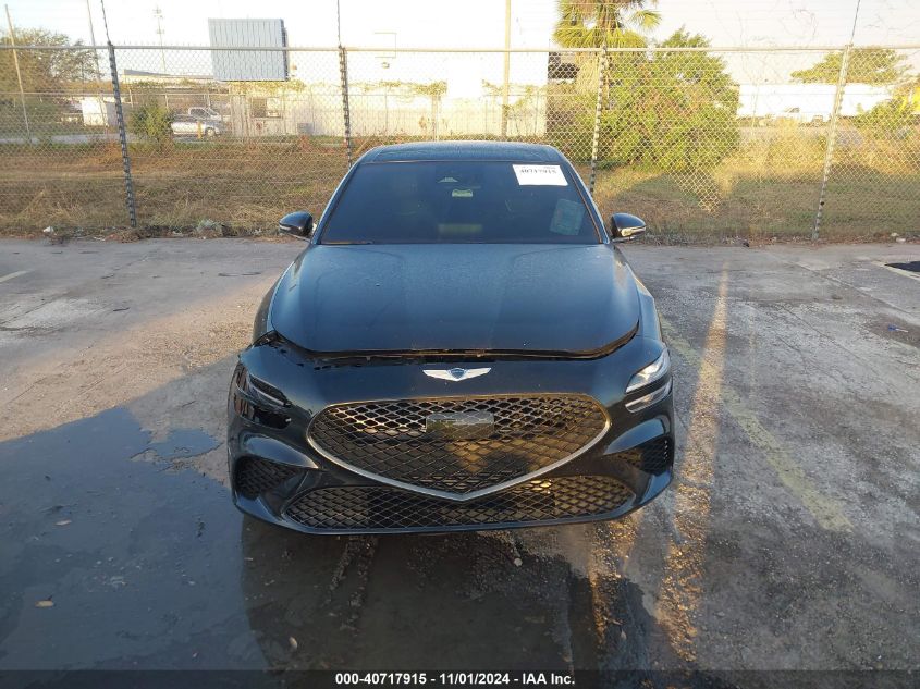 2023 Genesis G70 3.3T Rwd VIN: KMTG54TE8PU134385 Lot: 40717915