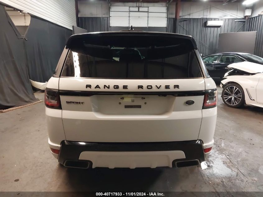 2018 Land Rover Range Rover Sport Hse Dynamic VIN: SALWV2SV7JA188830 Lot: 40717933