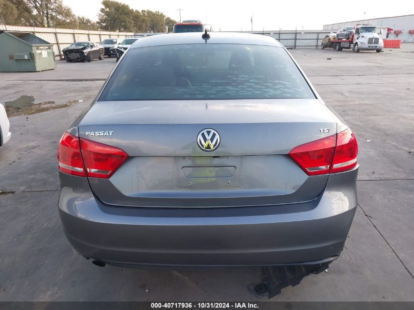 2015 Volkswagen Passat 1.8T Limited Edition VIN: 1VWAS7A3XFC102247 Lot: 40717936