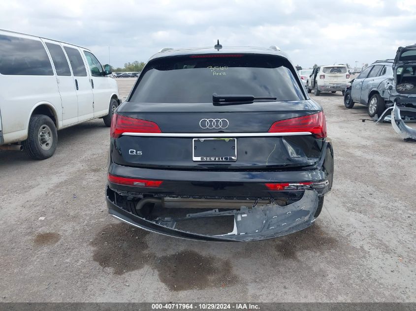 2022 Audi Q5 Premium Plus 40 Tfsi Quattro S Tronic VIN: WA1BBAFY2N2082308 Lot: 40717964