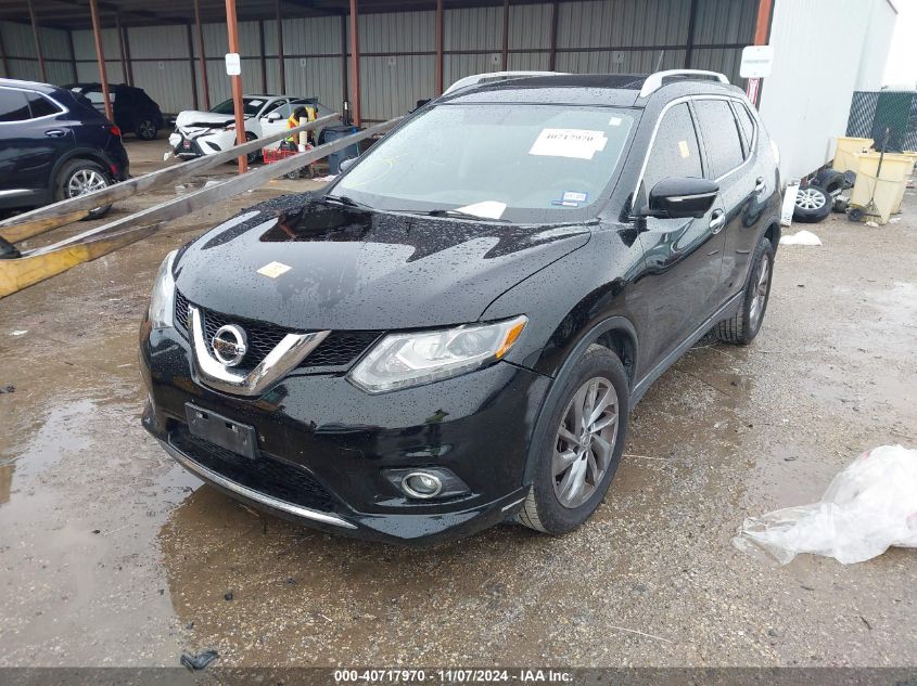 VIN 5N1AT2MT7FC809865 2015 Nissan Rogue, SL no.2