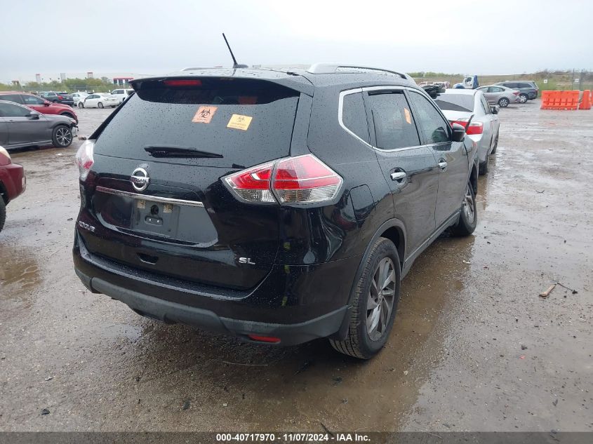 VIN 5N1AT2MT7FC809865 2015 Nissan Rogue, SL no.4