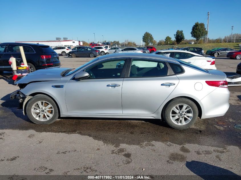 2016 Kia Optima Lx VIN: KNAGT4L39G5110820 Lot: 40717992