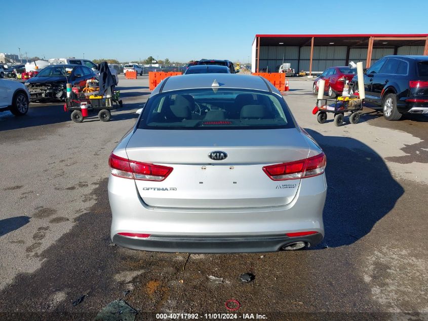 2016 Kia Optima Lx VIN: KNAGT4L39G5110820 Lot: 40717992