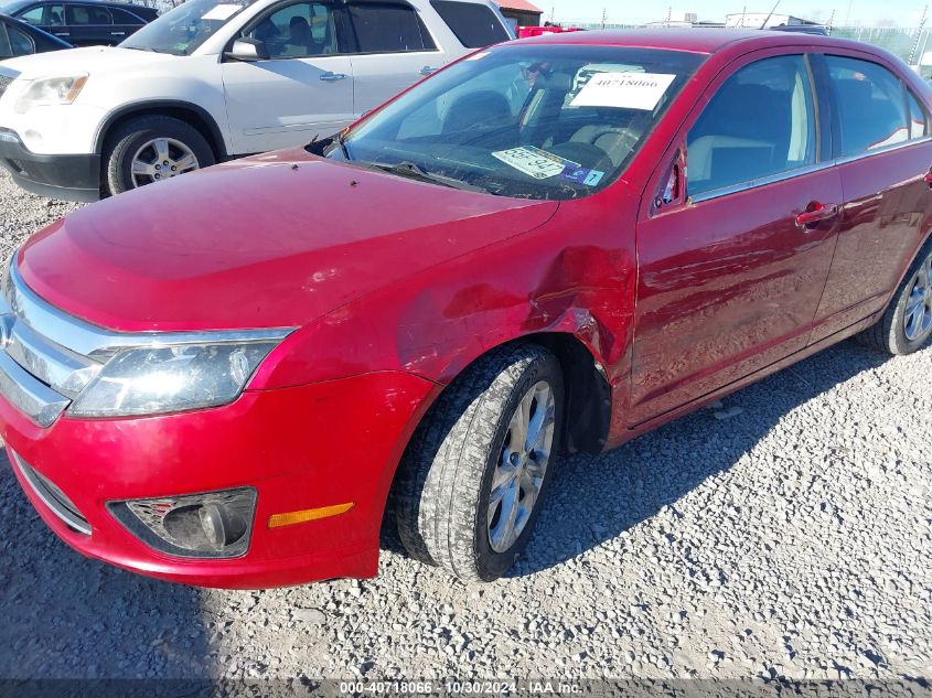 2012 Ford Fusion Se VIN: 3FAHP0HA4CR230131 Lot: 40718066