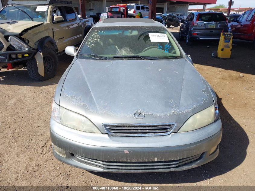 2000 Lexus Es 300 VIN: JT8BF28G5Y5090165 Lot: 40718068