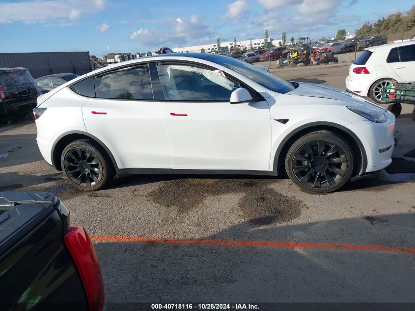 2023 Tesla Model Y Awd/Long Range Dual Motor All-Wheel Drive VIN: 7SAYGDEE3PA074857 Lot: 40718116