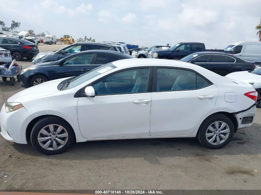 2015 Toyota Corolla Le VIN: 5YFBURHE4FP197917 Lot: 40718145