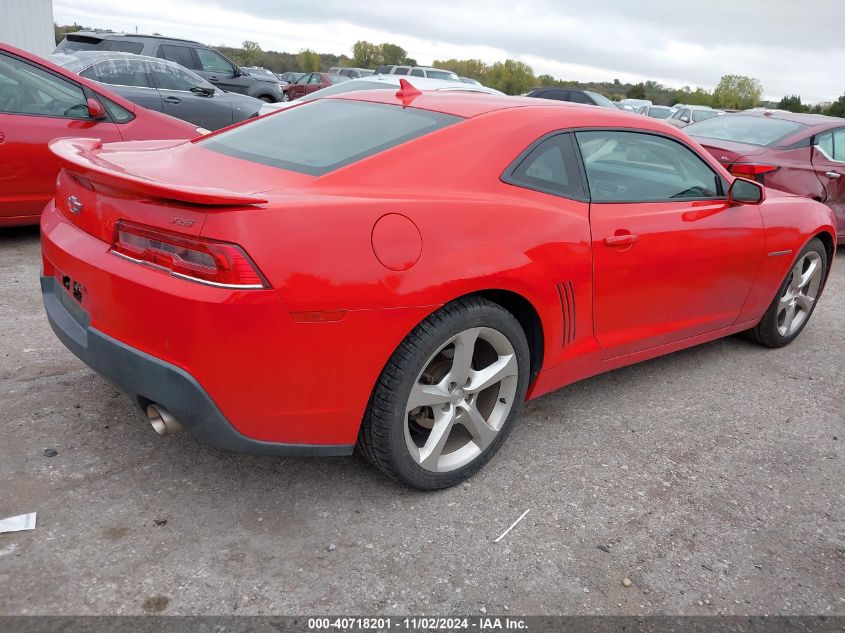 VIN 2G1FC1E35E9165722 2014 Chevrolet Camaro, 2LT no.4