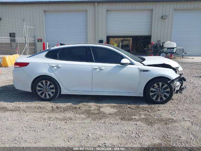 2016 Kia Optima Ex VIN: 5XXGU4L30GG004056 Lot: 40718233