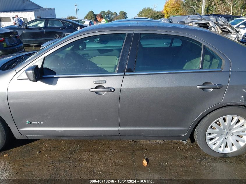 2010 Ford Fusion Hybrid VIN: 3FADP0L33AR267191 Lot: 40718246