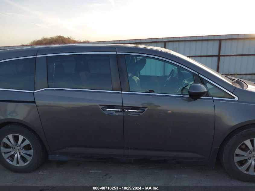 2014 Honda Odyssey Ex-L VIN: 5FNRL5H66EB093443 Lot: 40718253