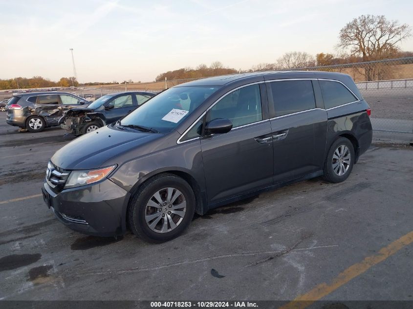 VIN 5FNRL5H66EB093443 2014 HONDA ODYSSEY no.2