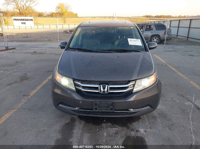 2014 Honda Odyssey Ex-L VIN: 5FNRL5H66EB093443 Lot: 40718253