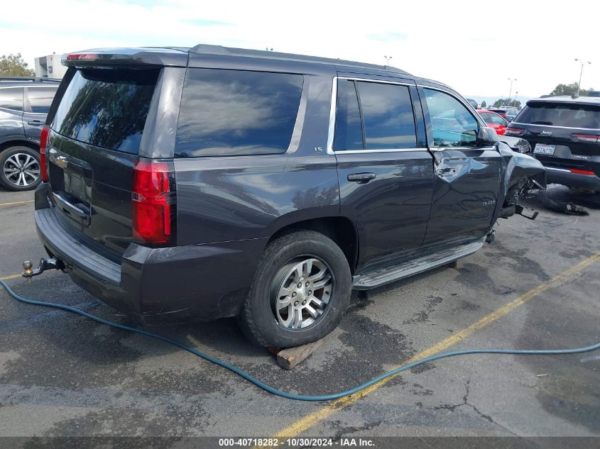 2016 Chevrolet Tahoe Ls VIN: 1GNSCAEC9GR388450 Lot: 40718282