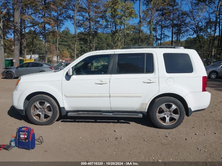 2012 Honda Pilot Ex-L VIN: 5FNYF4H5XCB086268 Lot: 40718320