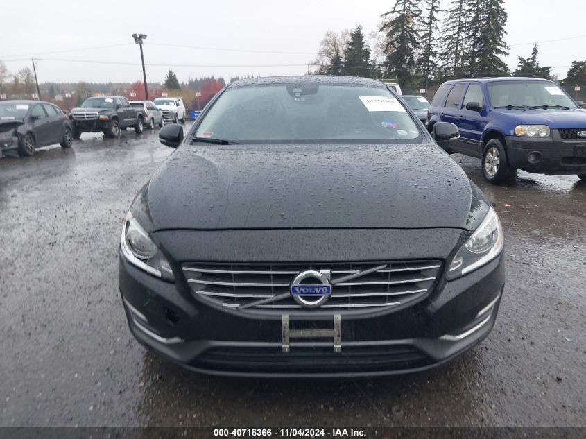 2015 Volvo S60 T5 Drive-E Premier VIN: YV126MFK4F1341454 Lot: 40718366