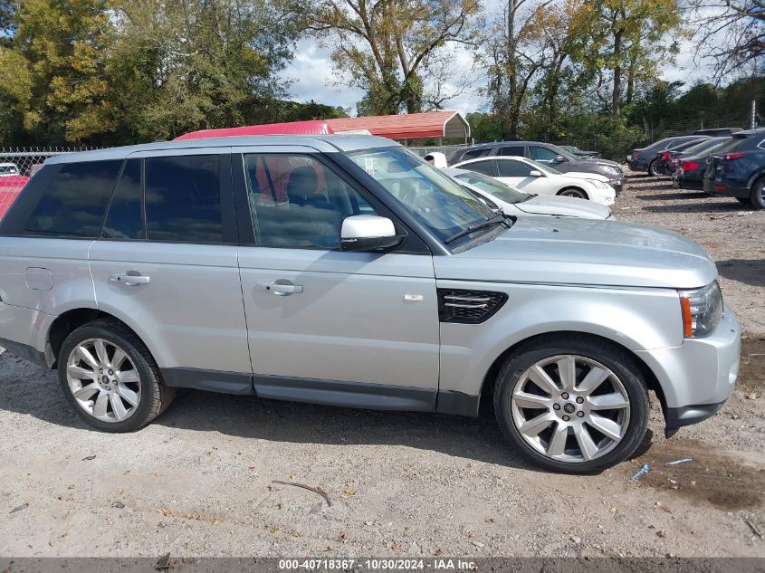 2013 Land Rover Range Rover Sport Hse VIN: SALSF2D48DA792973 Lot: 40718367