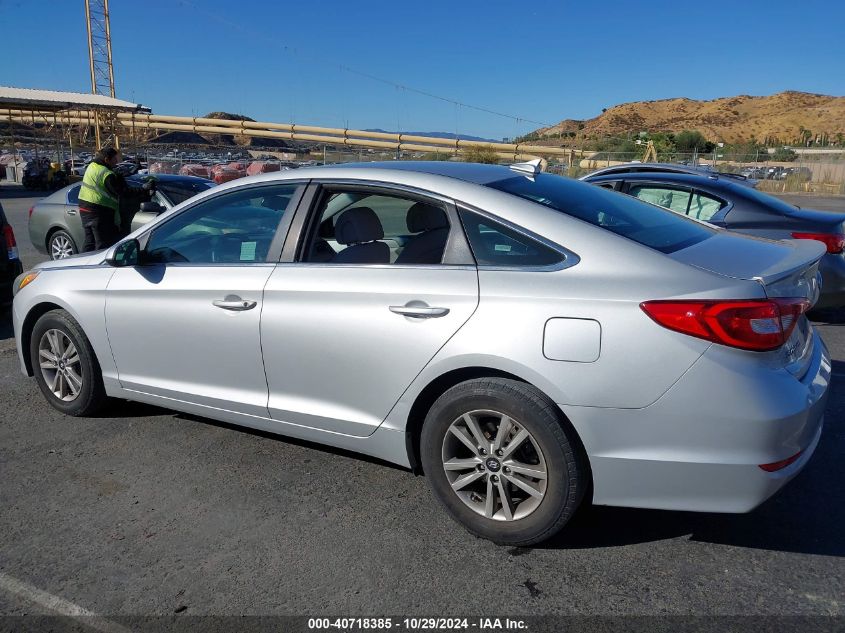 2016 Hyundai Sonata Se VIN: 5NPE24AF0GH264861 Lot: 40718385