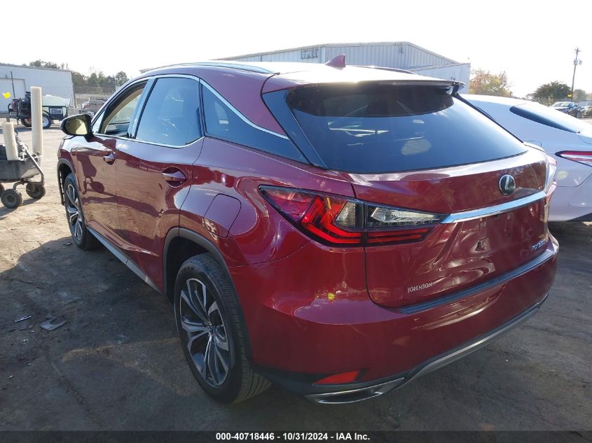 VIN 2T2HZMAA4MC202774 2021 Lexus RX, 350 no.3